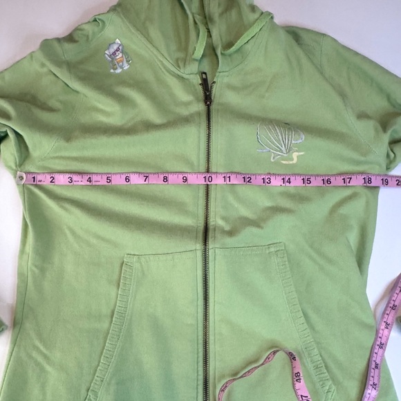 Florida Embroidered Green Zip-Up Hoodie (Medium) - Picture 9 of 13